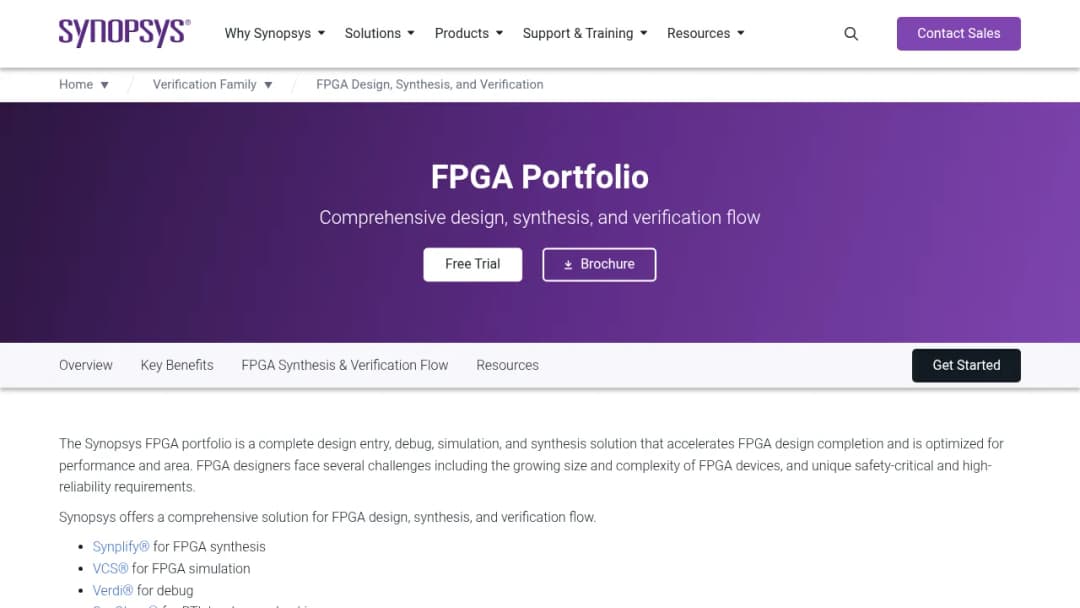 Synopsys FPGA Verification screenshot