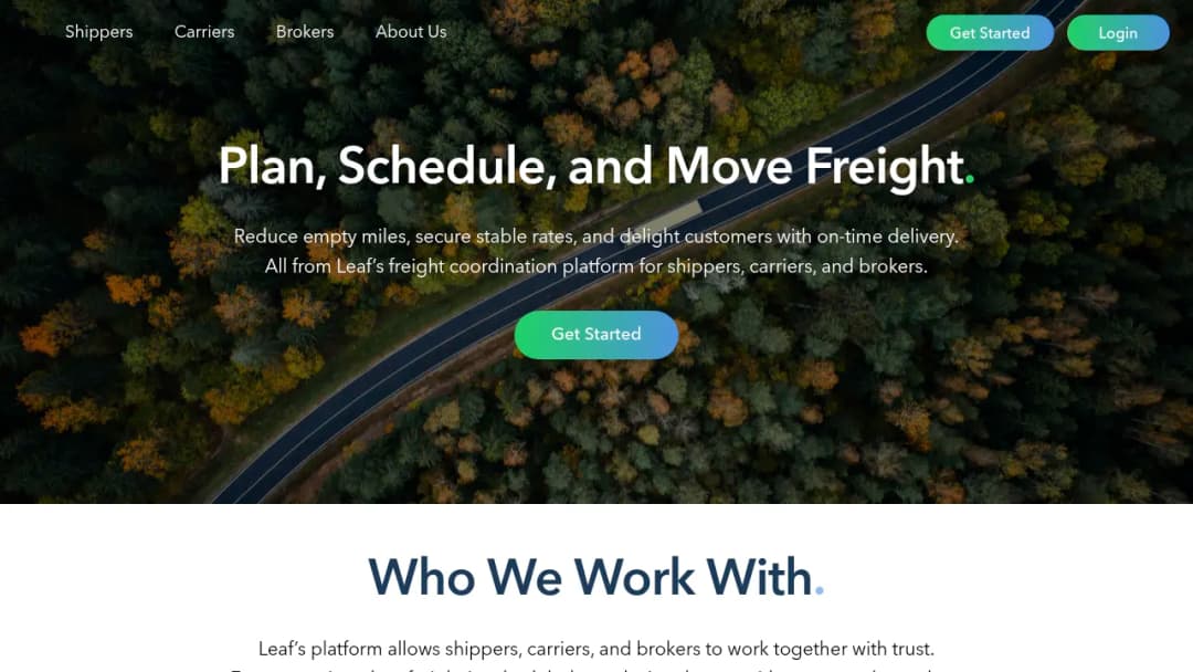 Leaf Logistics screenshot