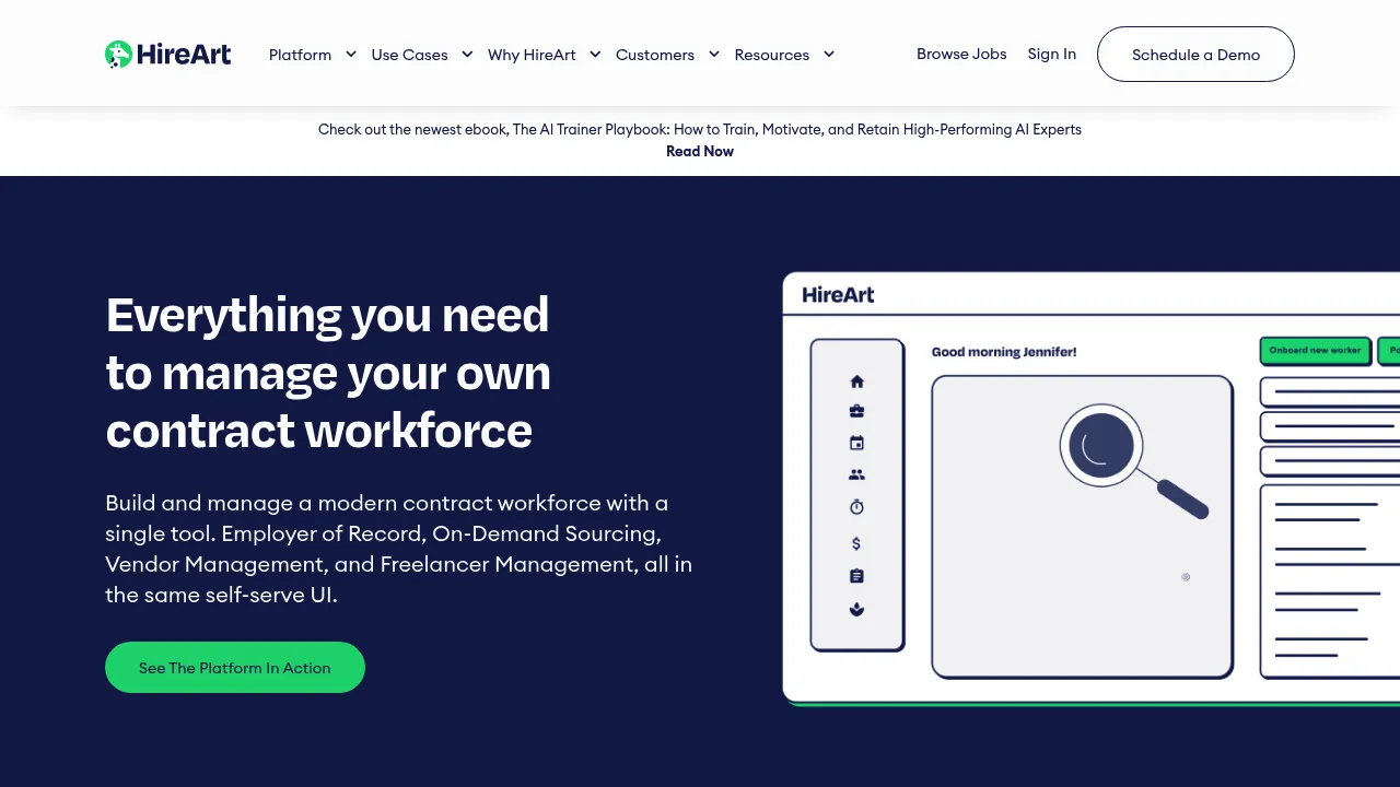 HireArt screenshot