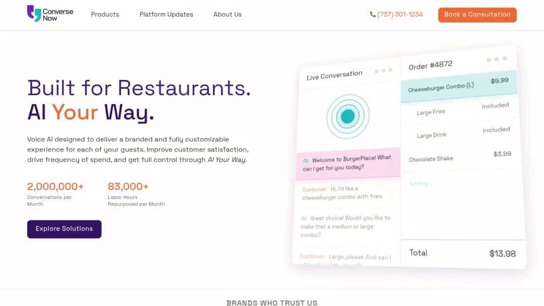 ConverseNow screenshot