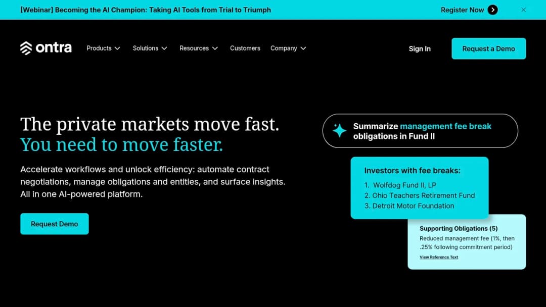 Ontra screenshot
