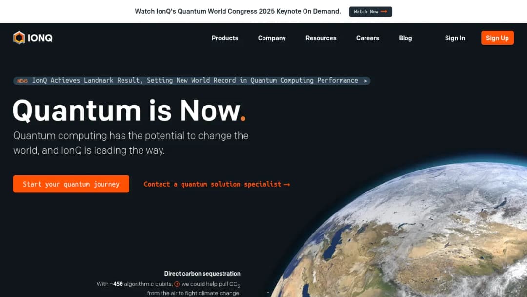 Ionq screenshot