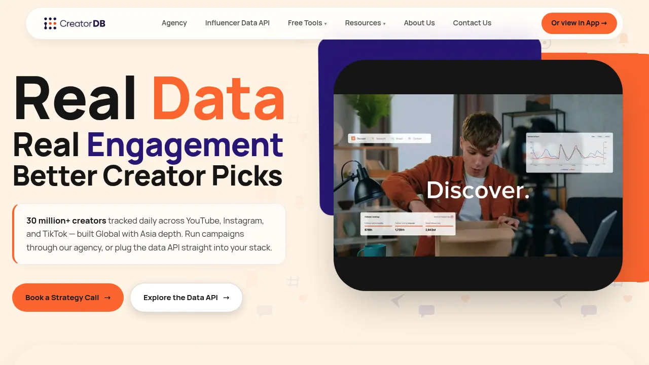 CreatorDB screenshot