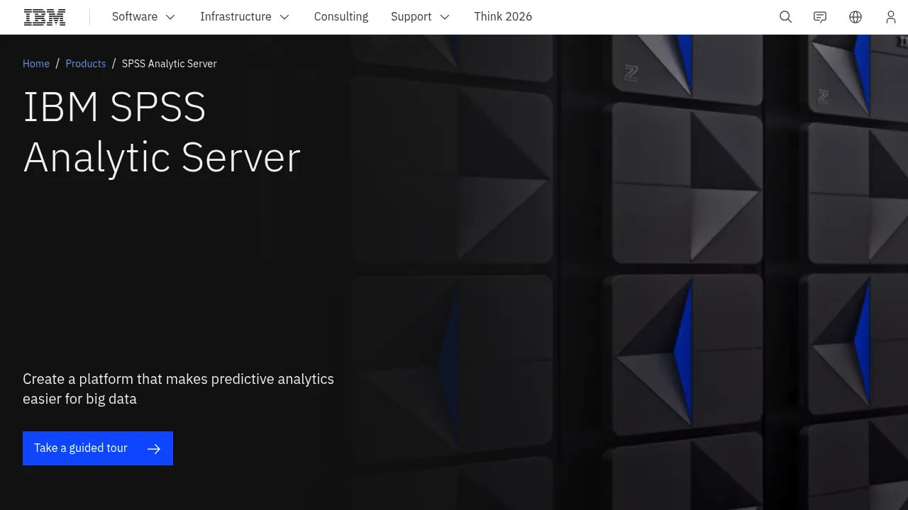 IBM Spss Analytic Server screenshot