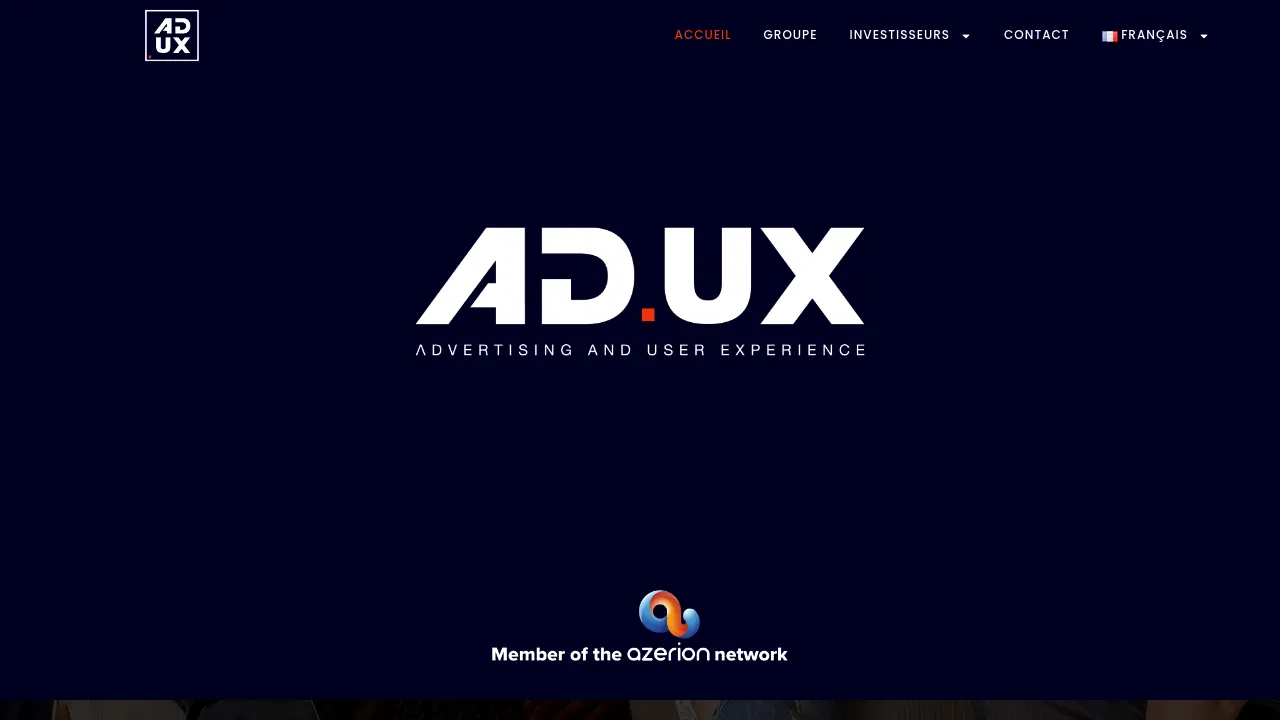 AdUX screenshot