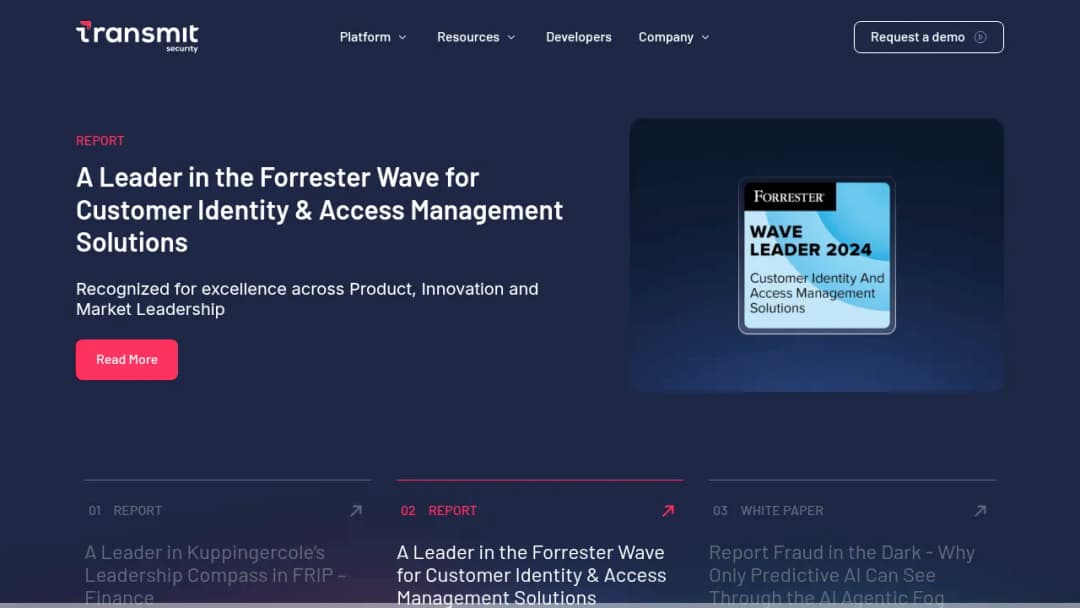 Transmit Security screenshot