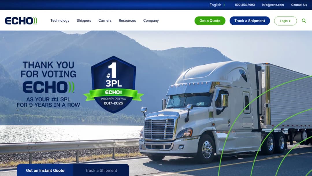Echo Global Logistics screenshot