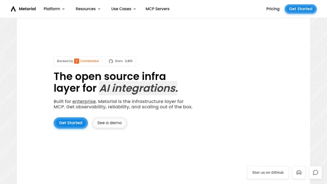 Metorial screenshot