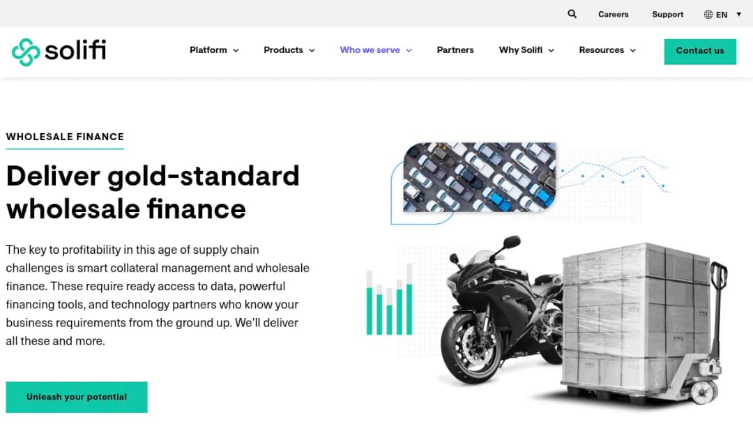 Solifi Wholesale Finance screenshot