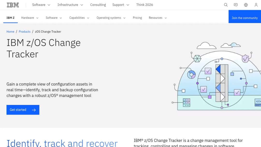 IBM Zos Change Tracker screenshot