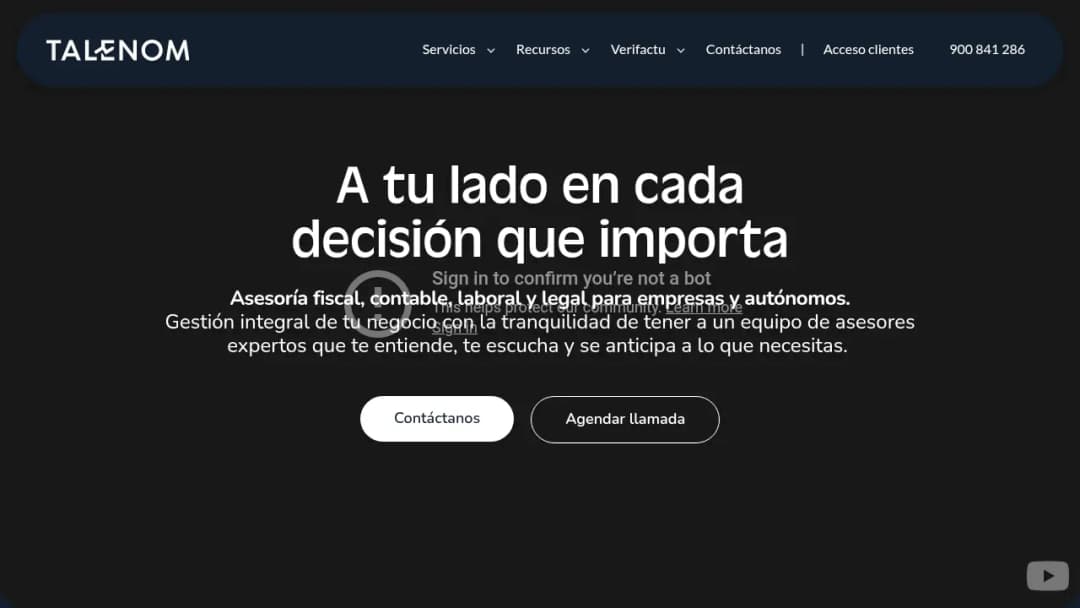 Talenom España screenshot