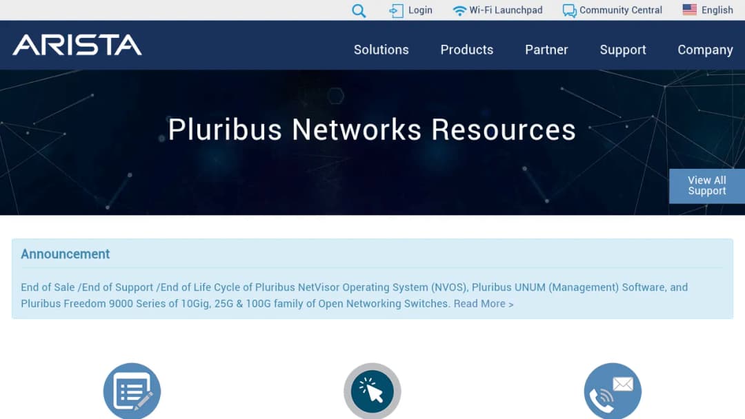 Pluribus Networks screenshot