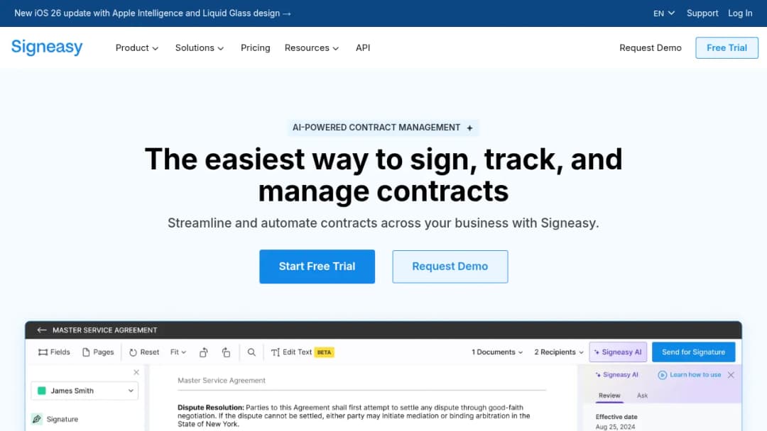 Signeasy screenshot