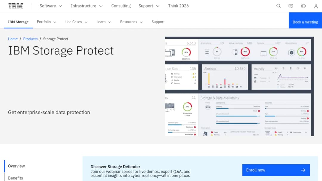 IBM Storage Protect screenshot