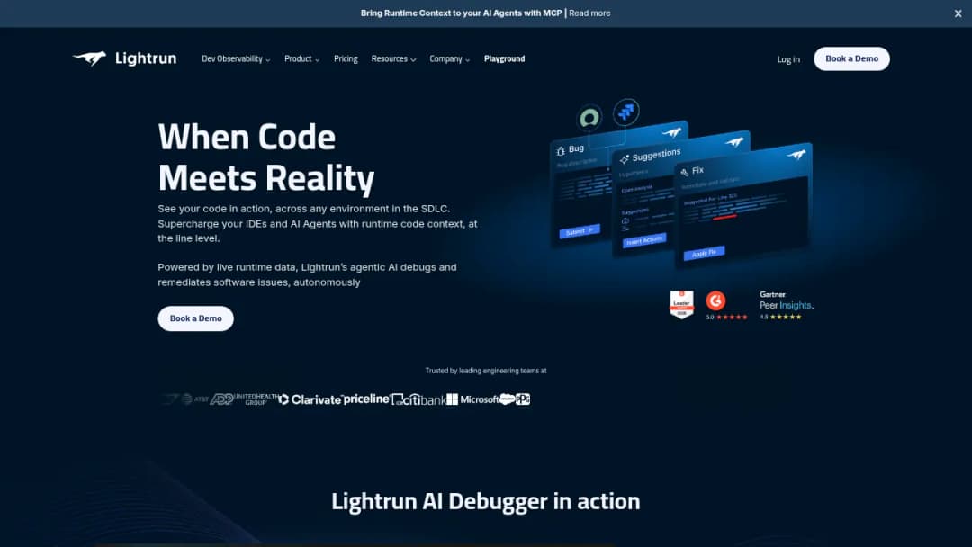 Lightrun screenshot