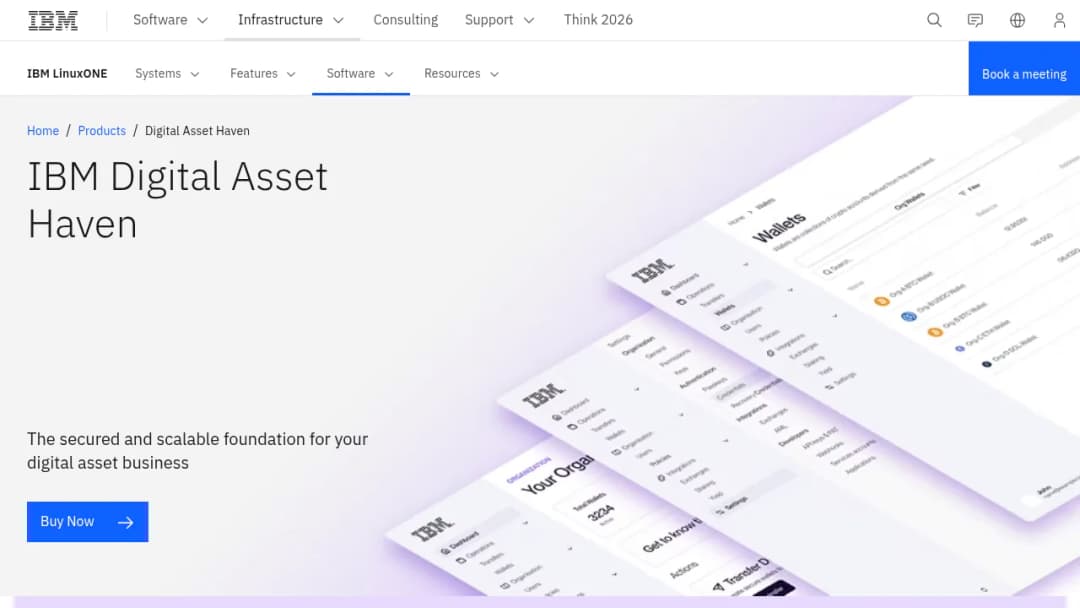 IBM Digital Asset Haven screenshot