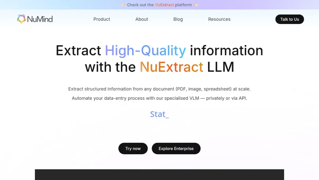 NuMind screenshot