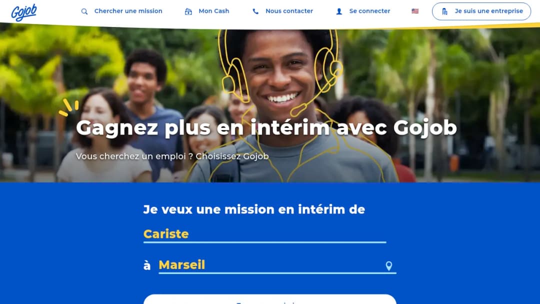 Gojob screenshot