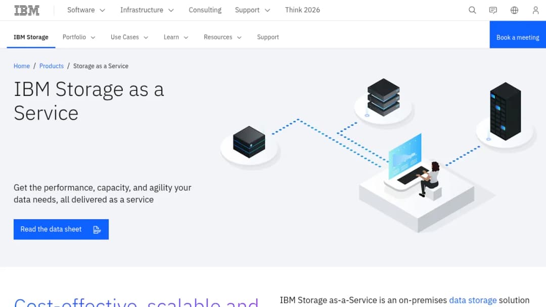 IBM Storage As a Service screenshot