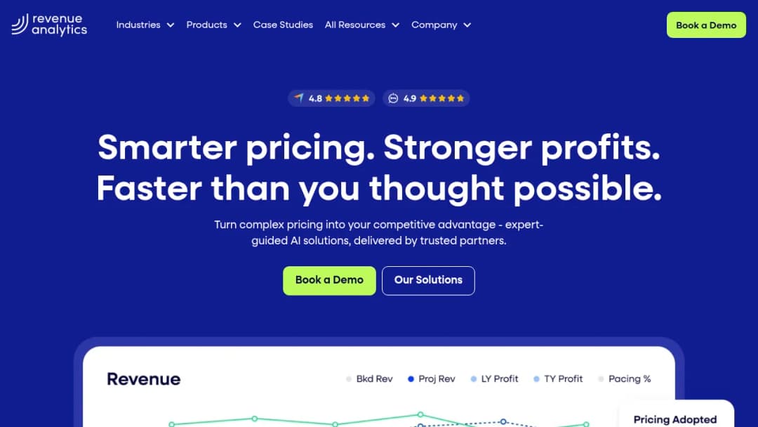 Revenue Analytics screenshot
