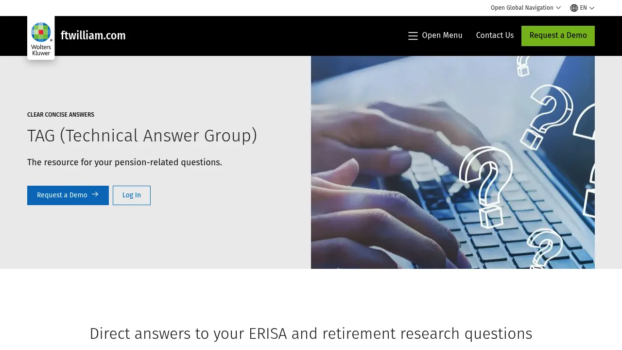 Wolters Kluwer TAG screenshot