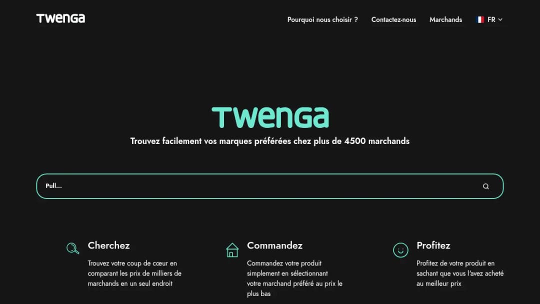 Twenga screenshot