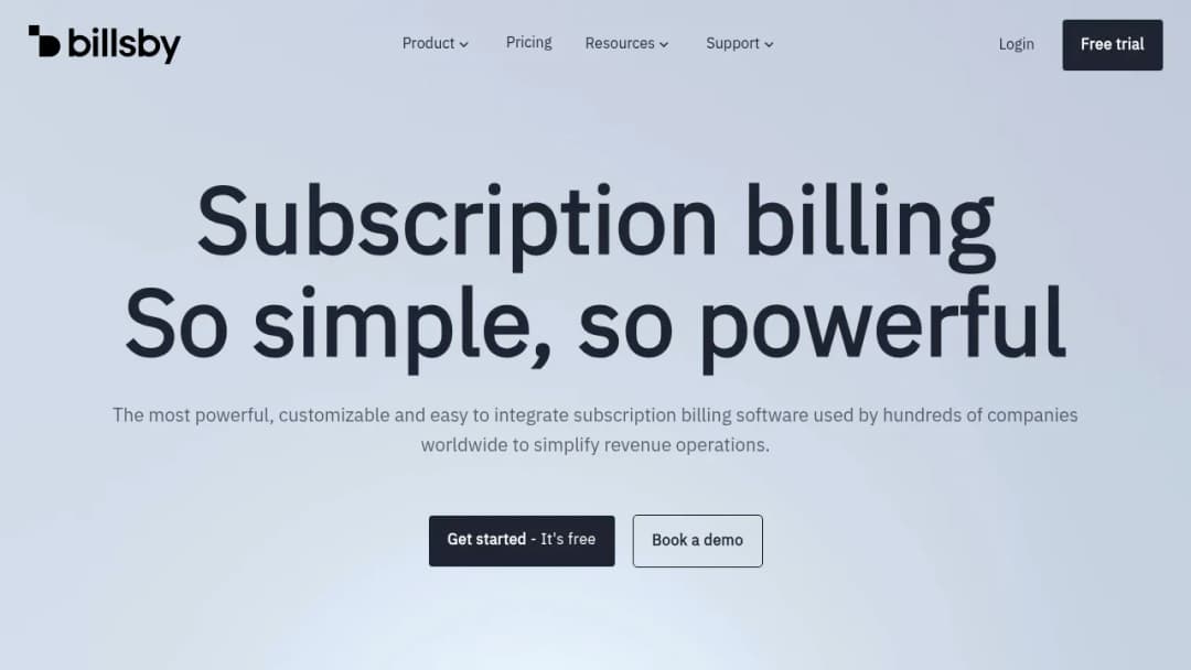 Billsby screenshot