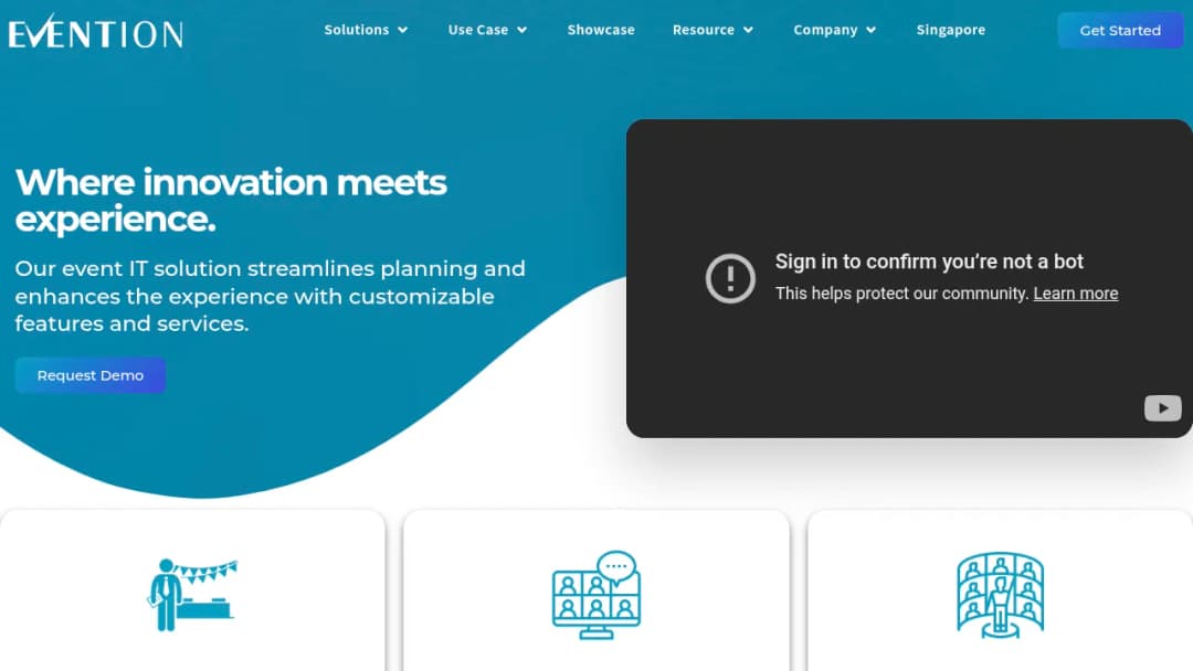 Evention screenshot