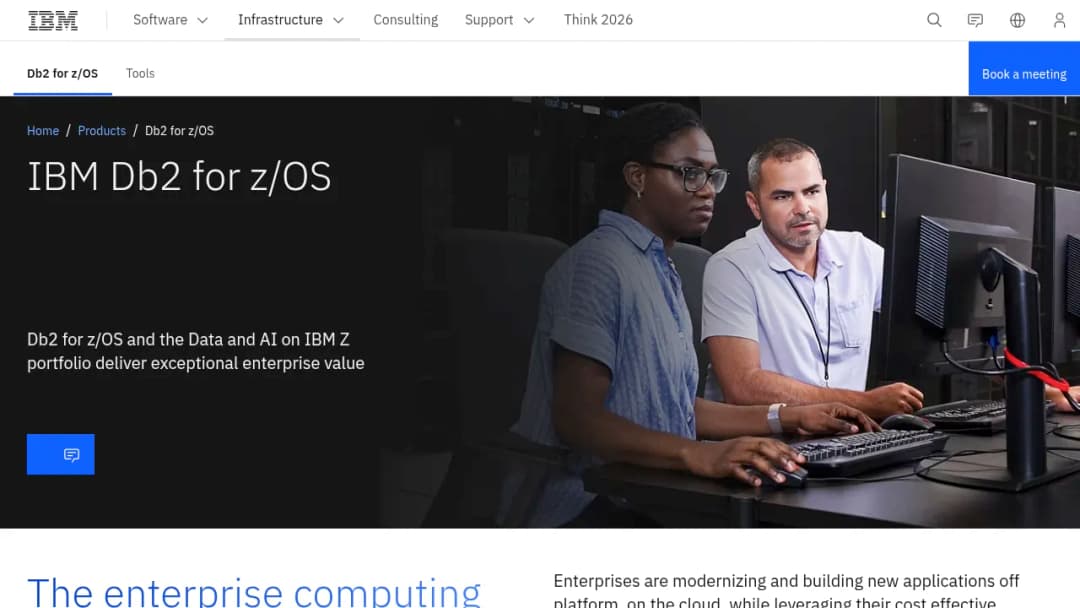 IBM Db2 for Zos screenshot