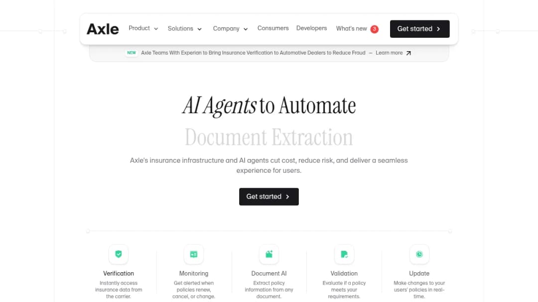 Axle screenshot