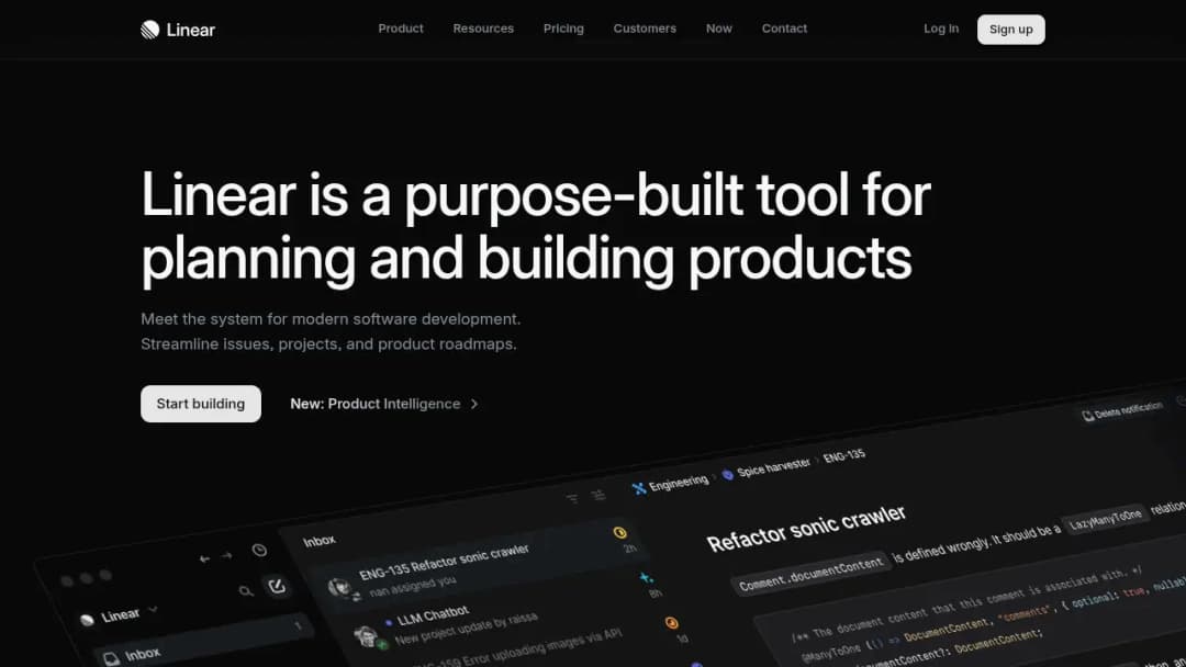Linear screenshot