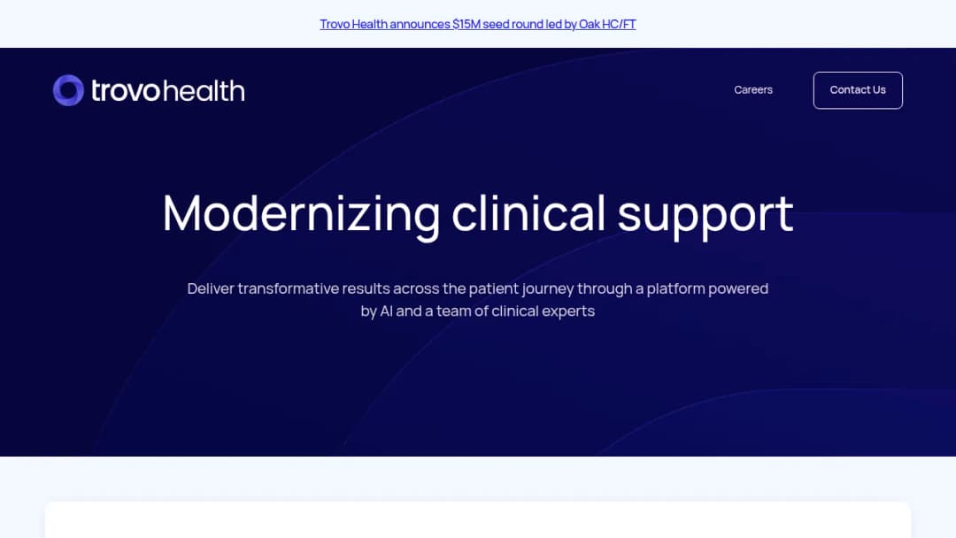 Trovo Health screenshot