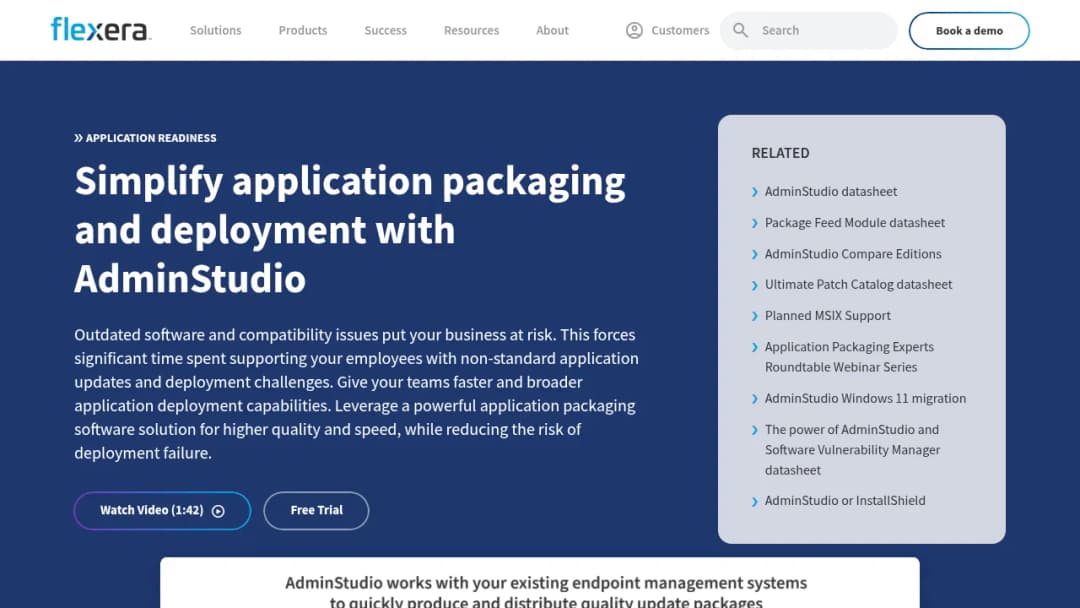 Flexera Application Readiness screenshot