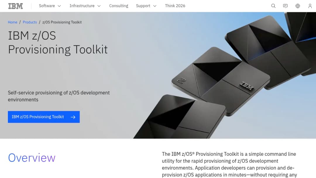 IBM Zos Provisioning Toolkit screenshot