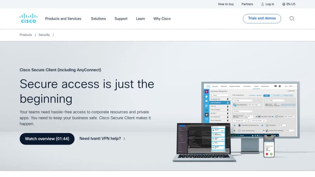 Cisco Secure Client screenshot