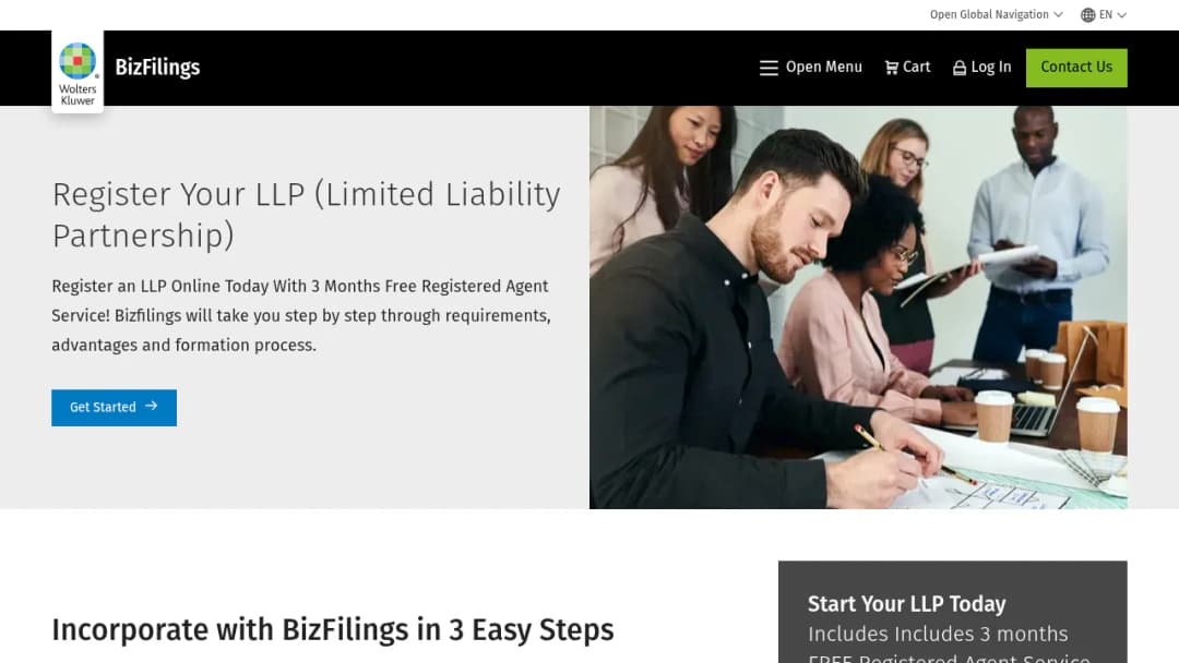 Wolters Kluwer Limited Liability Partnership screenshot