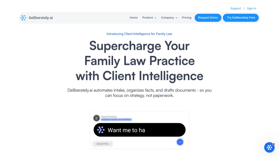 Deliberately.ai screenshot