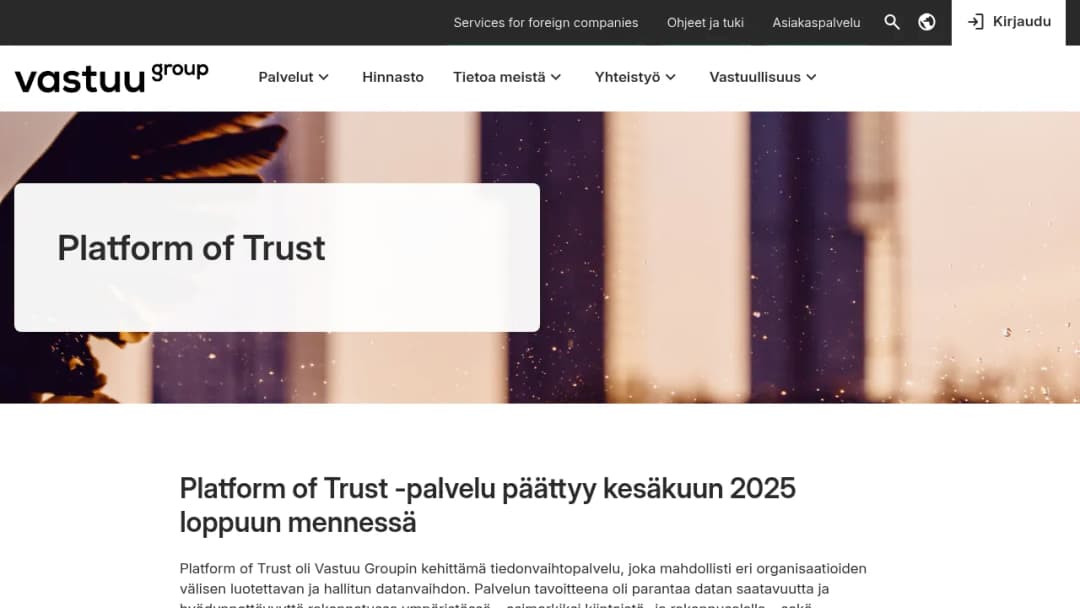 Platform of Trust screenshot