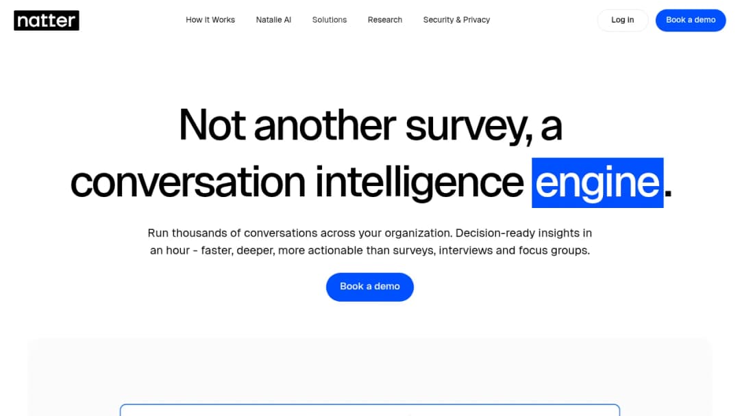 Natter screenshot