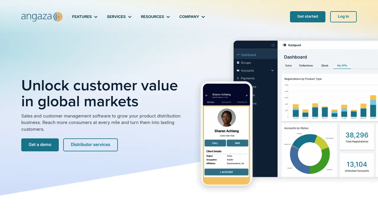 Angaza screenshot