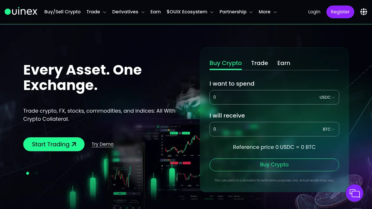 Ouinex screenshot