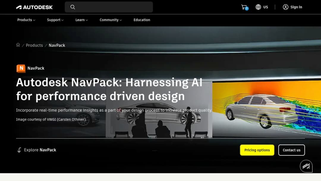 Autodesk NavPack Design screenshot