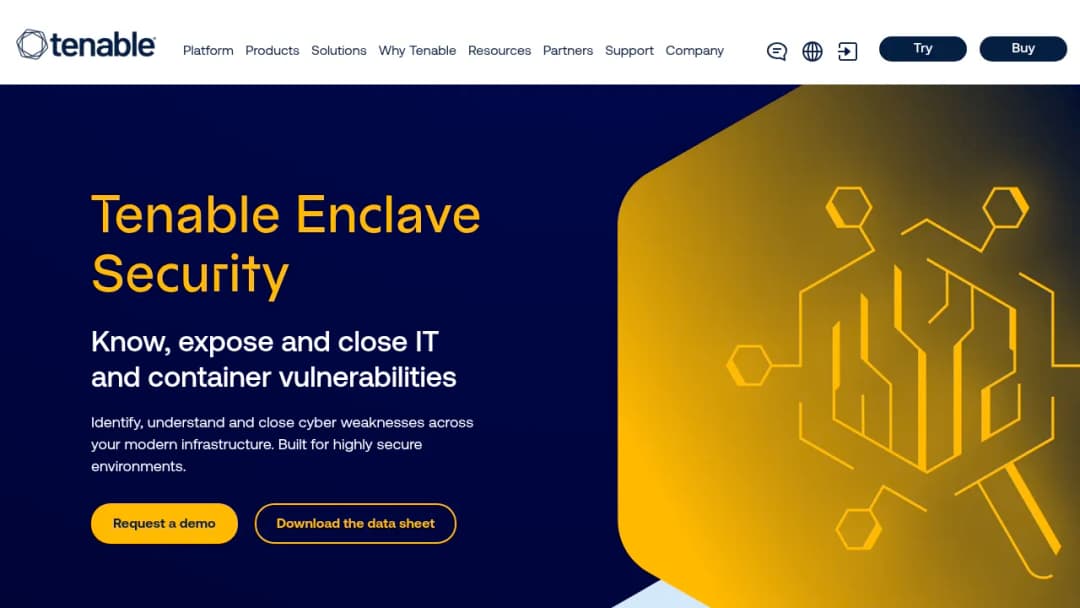 Tenable Enclave Security screenshot