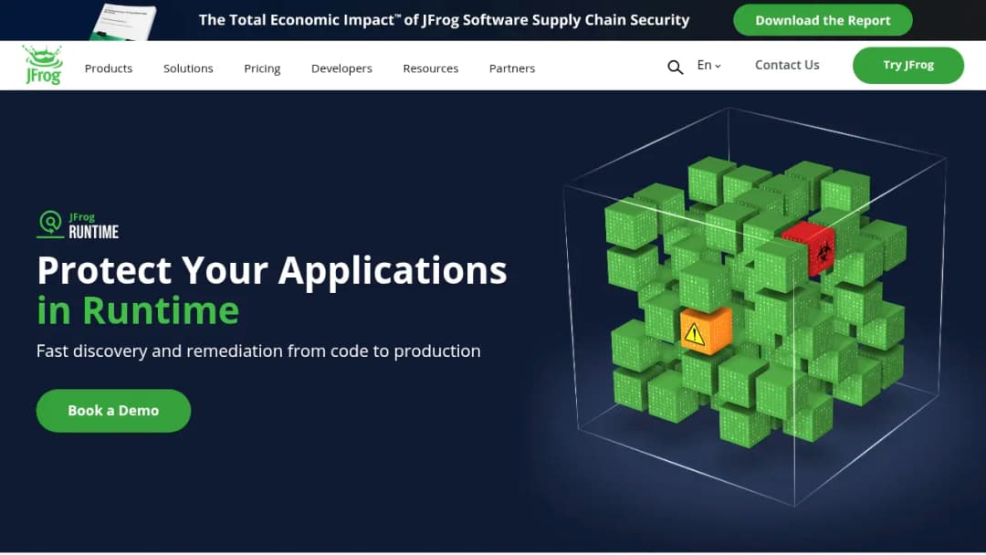 JFrog Runtime Security screenshot