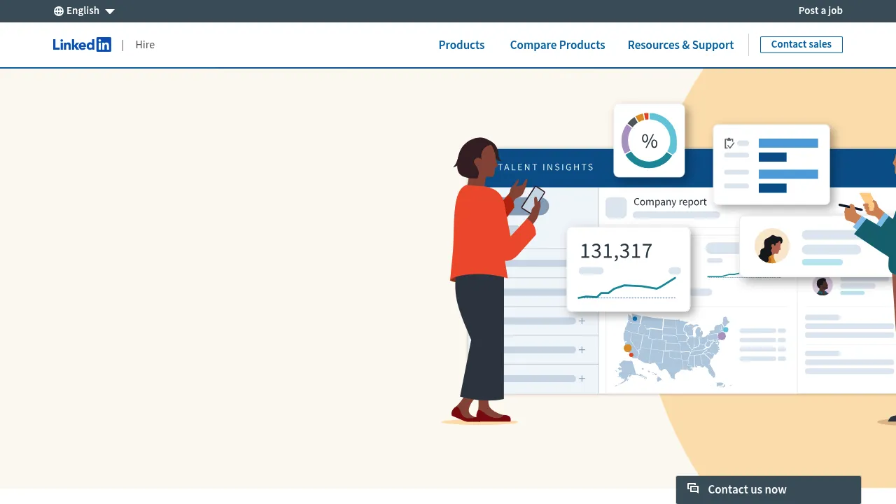Linkedin Talent Insights screenshot