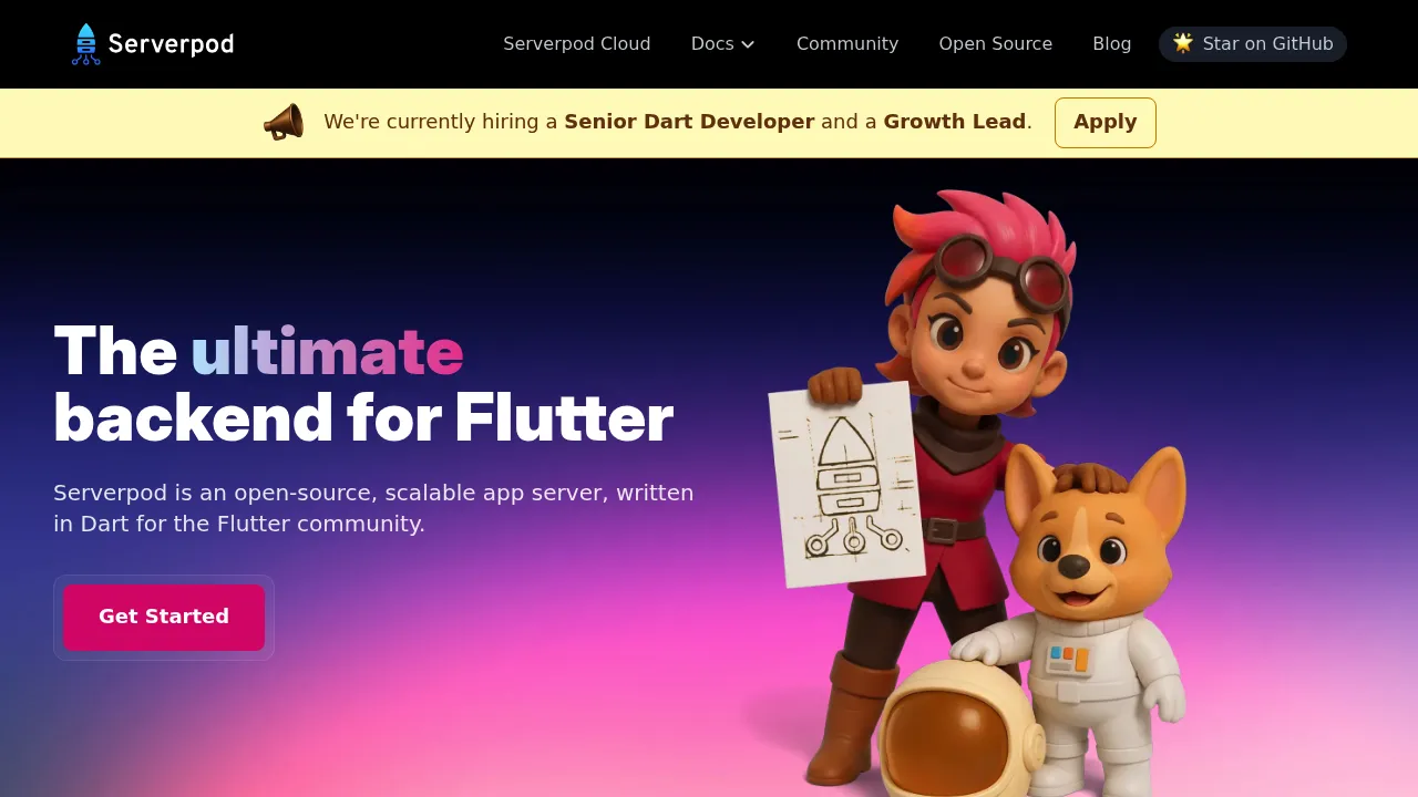 Serverpod screenshot