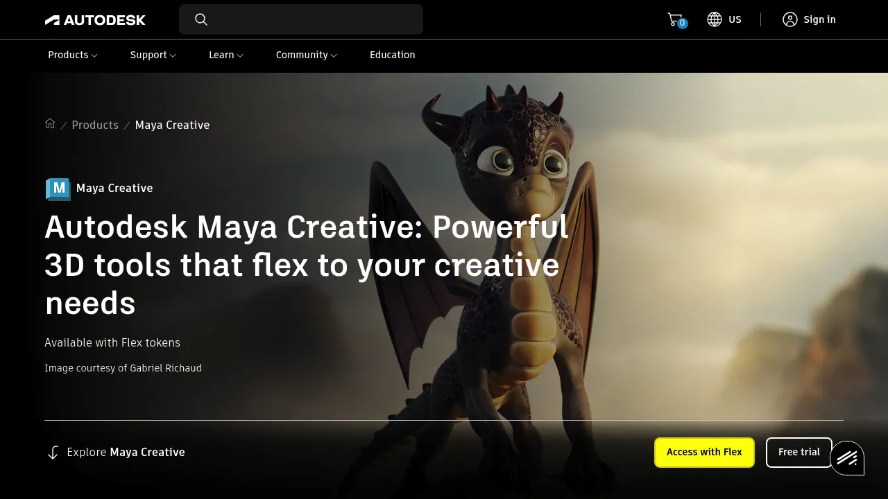 Autodesk Maya Creative screenshot
