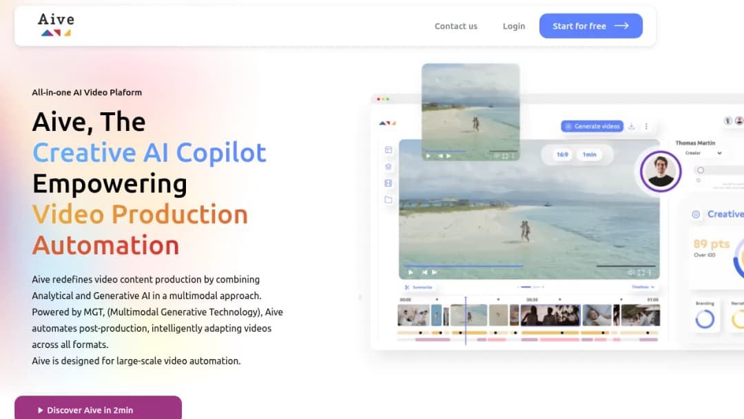 Aive screenshot