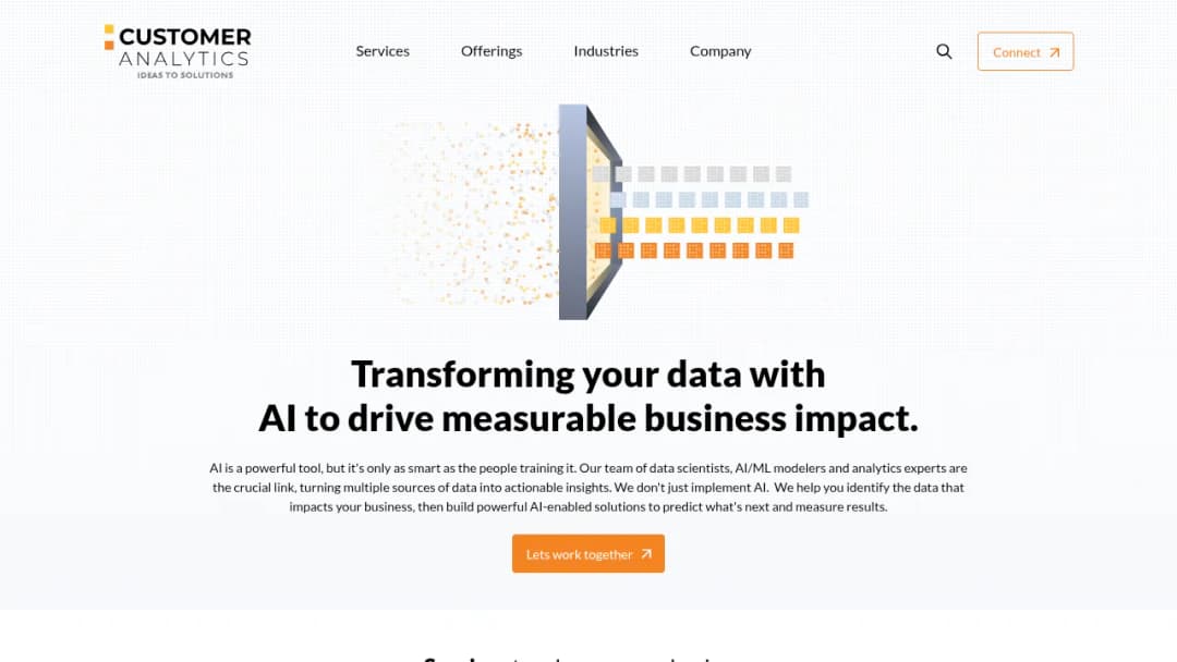 Customer Analytics screenshot
