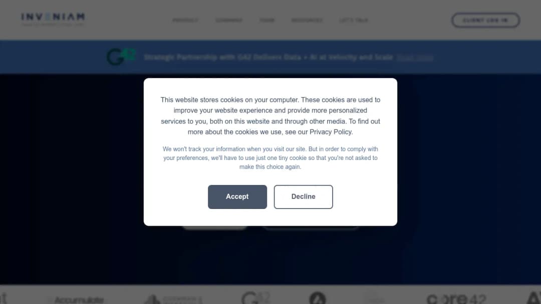 Inveniam Capital Partners screenshot